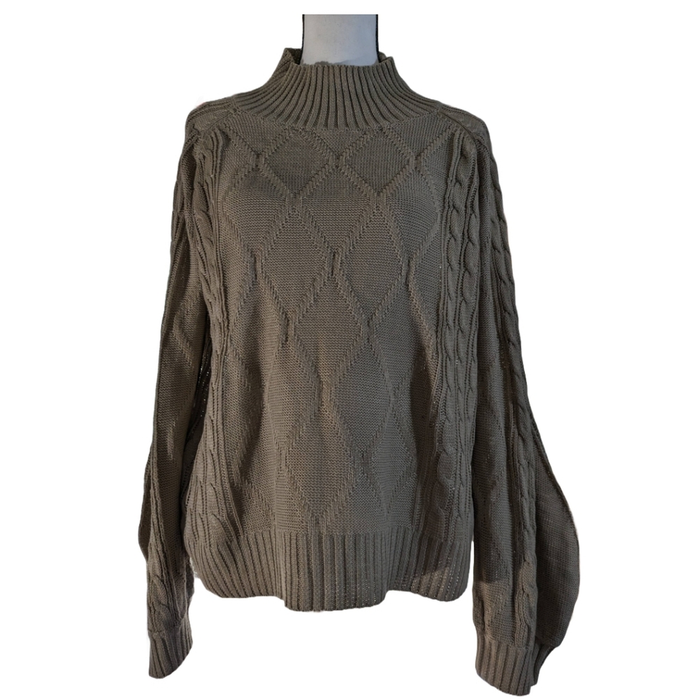 Maison Maseallier Mock Neck Sweater M